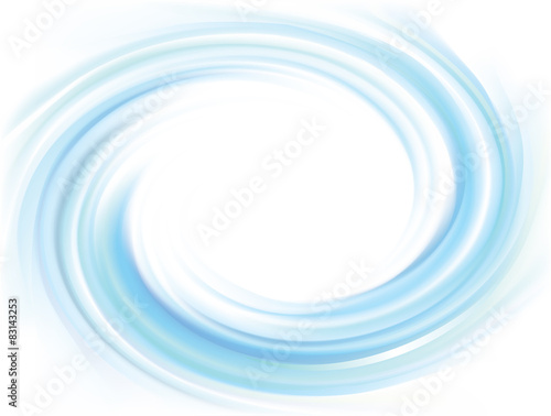 Vector background of blue swirling texture