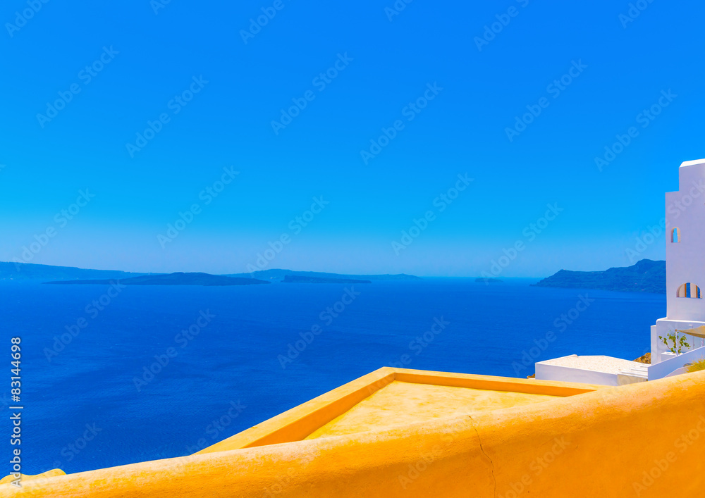 in Oia the most beautiful village of Santorini island in Greece in Oia the most beautiful village of Santorini island in Greece
