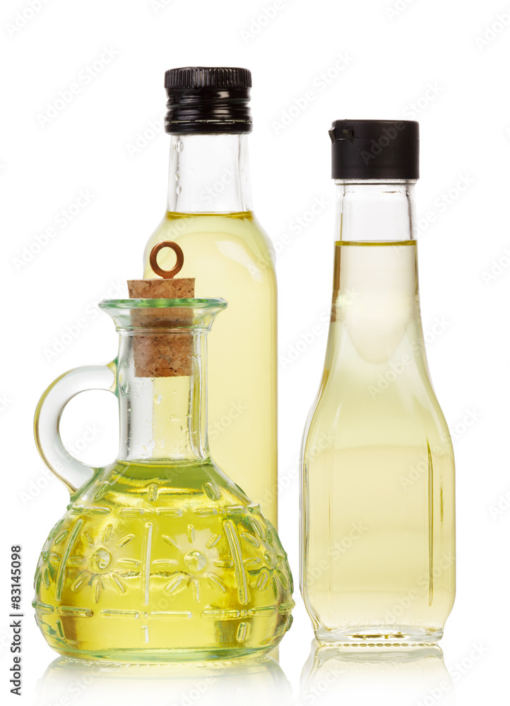 Oil in bottles