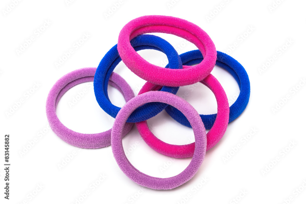 Obraz premium rubber bands for hair