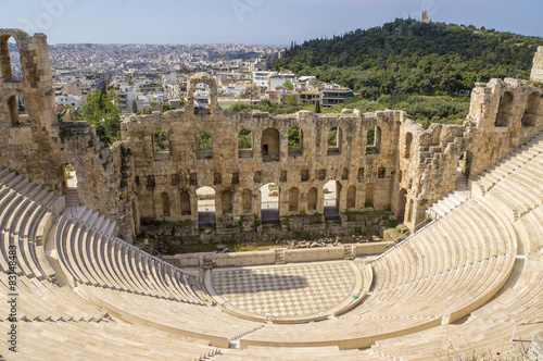 The Odeon of Herodes Atticus, Greece, Athens.