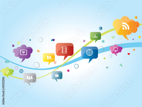 Communication and services in social media