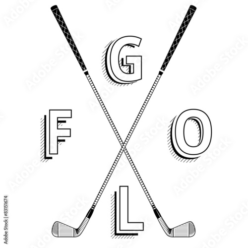 Golf club logo