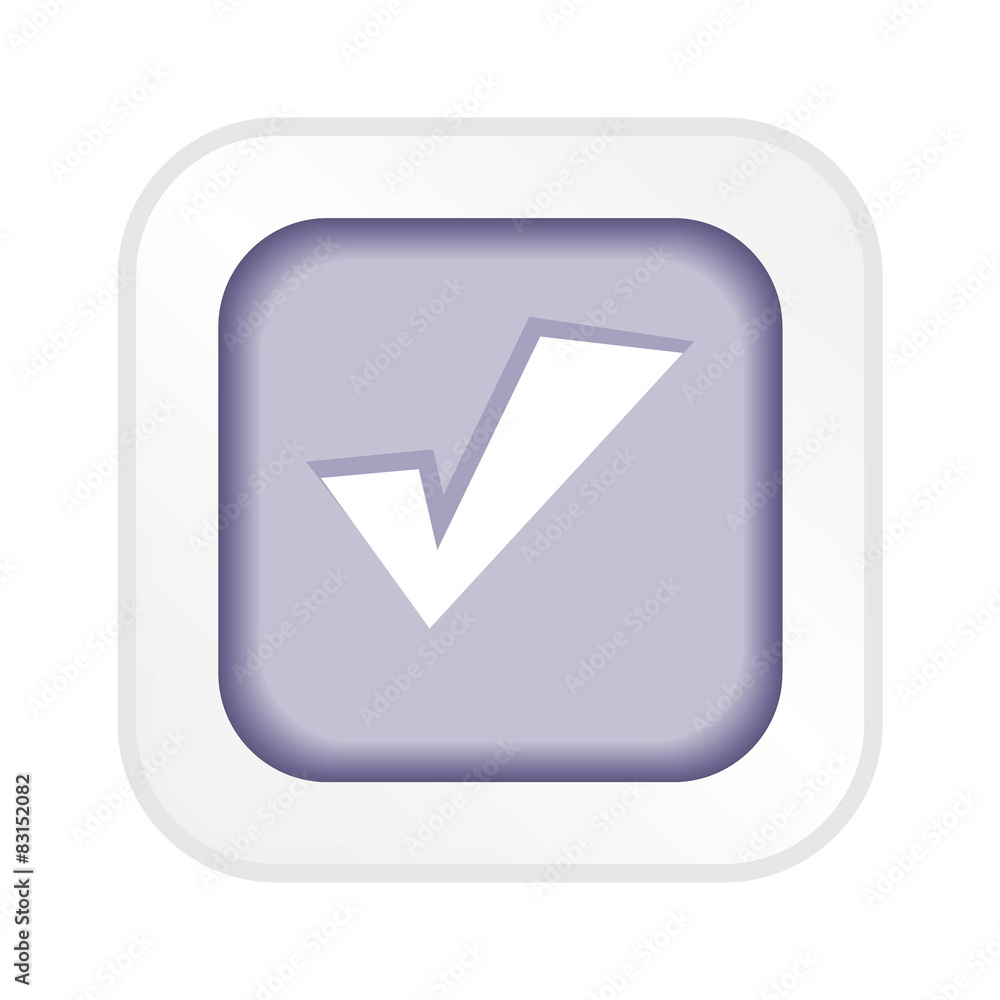 Tick sticker vector Tick sticker vector