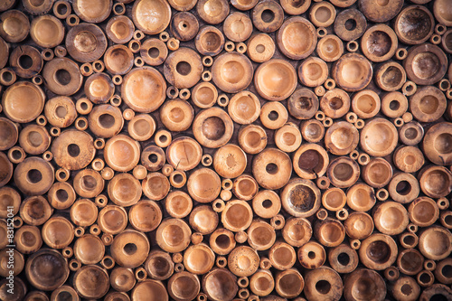 Background or Texture or Pattern of Surface brown wood