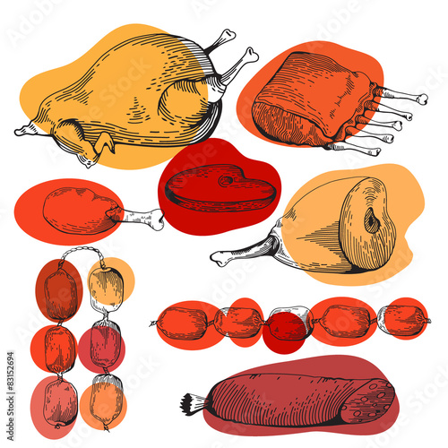  Meat set