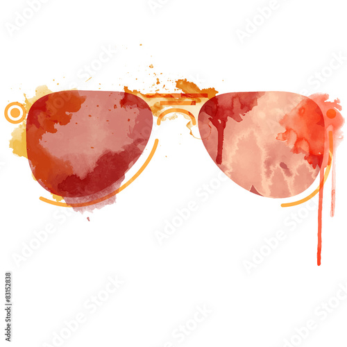 Watercolor sunglasses