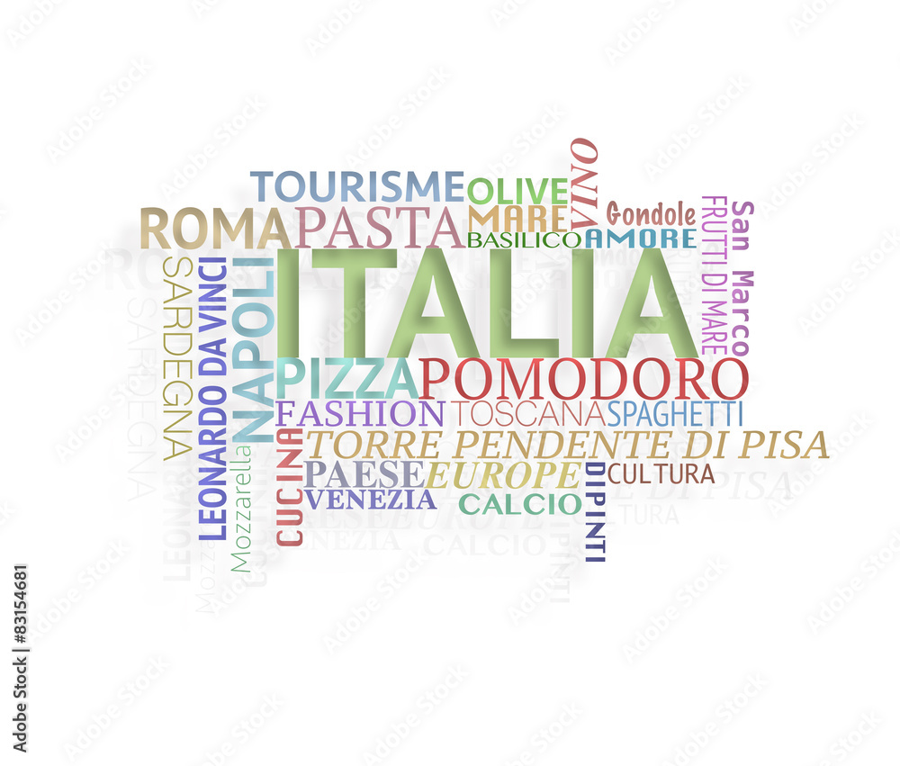 Fototapeta premium ITALY. CONCEPT..