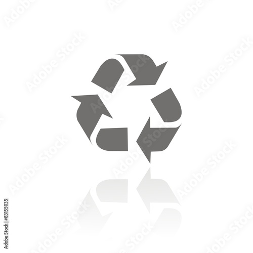 Icono reciclaje FB reflejo