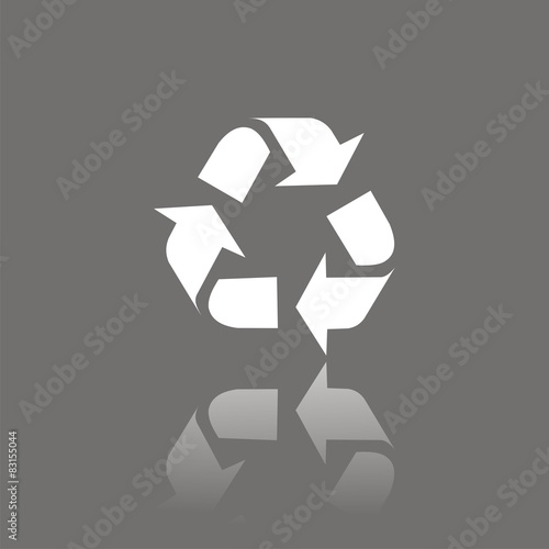 Icono reciclaje FO reflejo