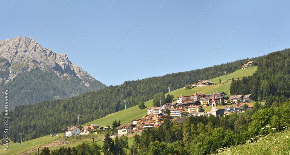 Mountain Village in the summer