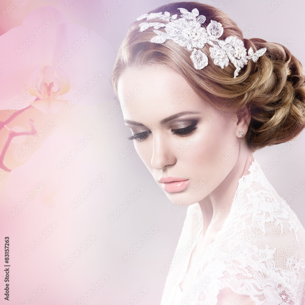 Girl in the image of the bride Girl in the image of the bride