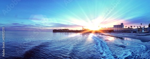 Awesome sunset in Santa Cruz CA