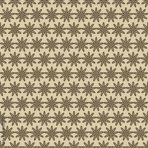 flowers pattern retro seamless
