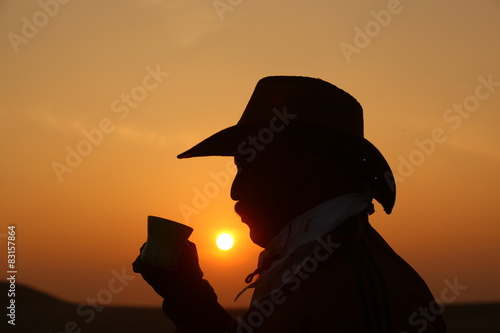 Man with Tea cup