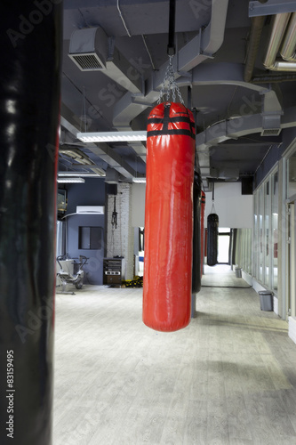 Wallpaper Mural Punching bags in gym Torontodigital.ca