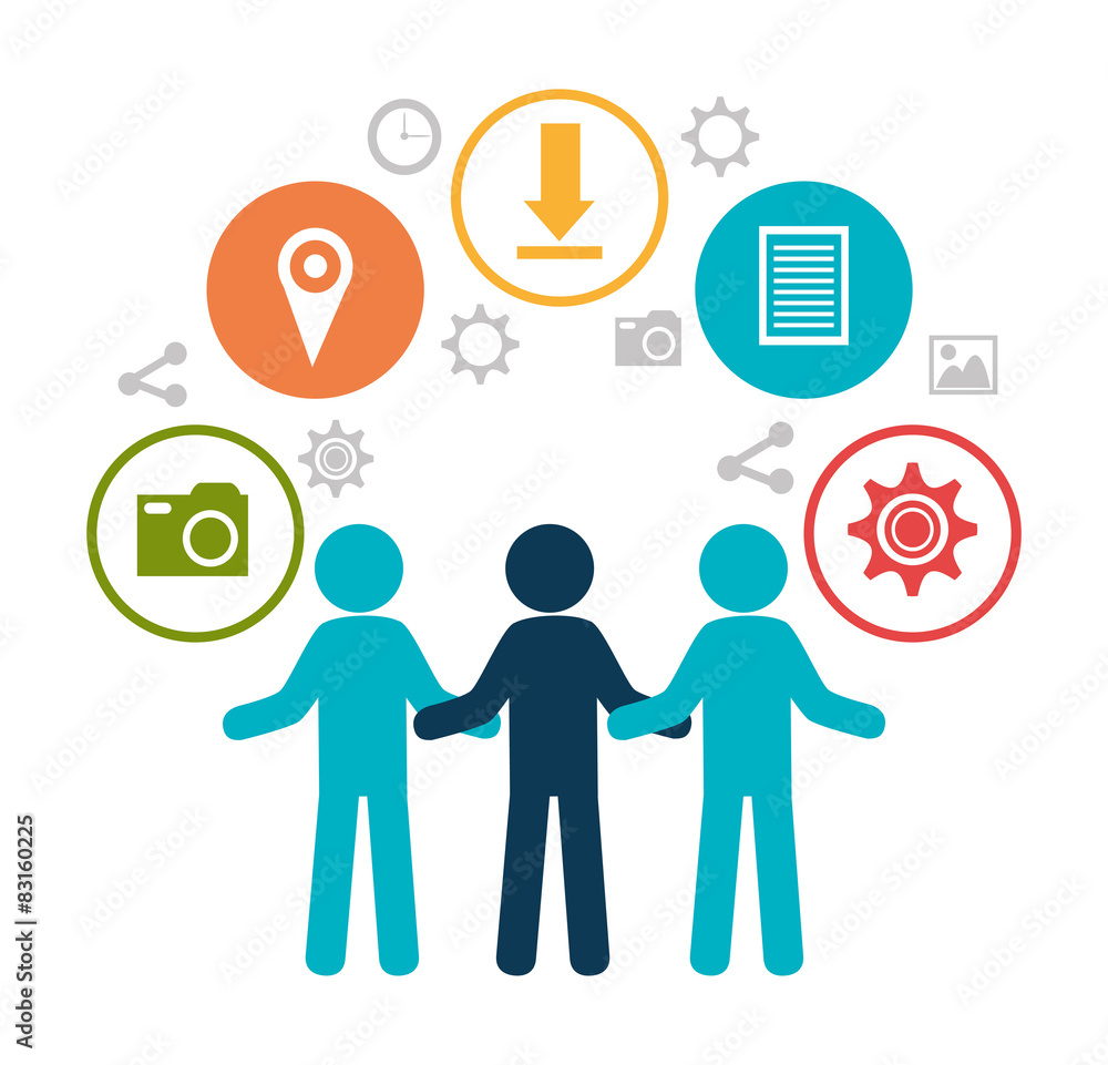 Social media design.