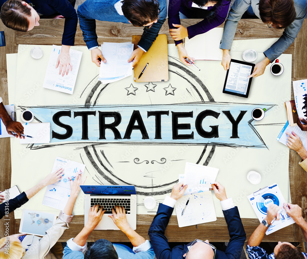 Strategy Collaboration Success Goals Growth Connection Concept