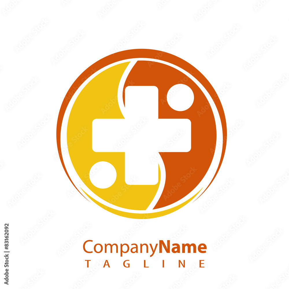 Fototapeta premium Medical logo icon vector