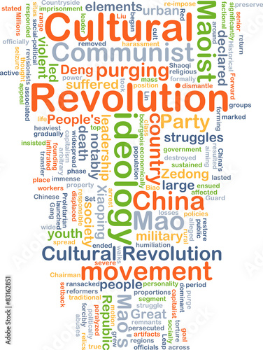 Cultural Revolution background concept photo