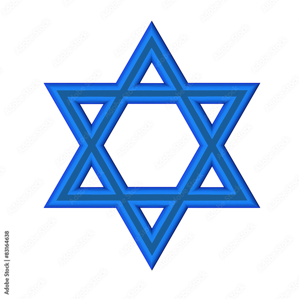 image of the Star of David on a white background isolated image of the Star of David on a white background isolated