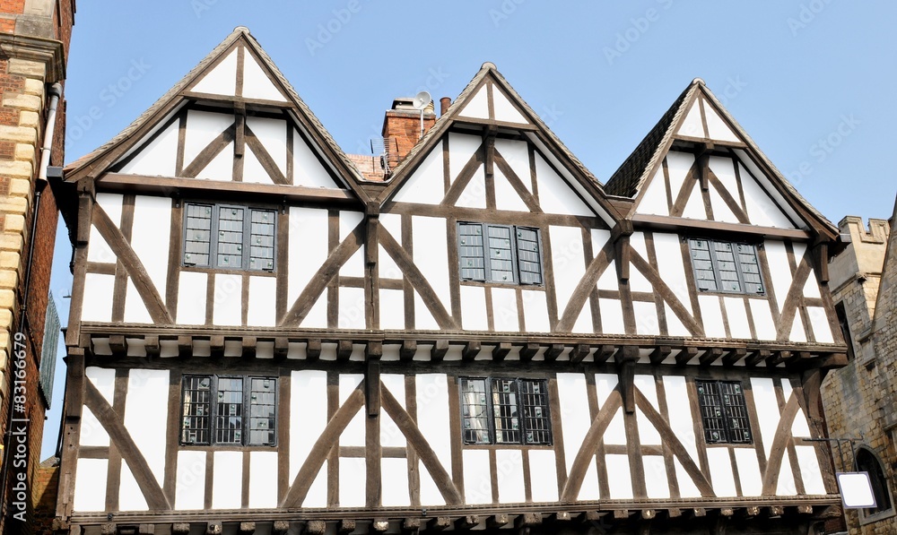 Obraz premium Traditional timber house in East Midlands, UK