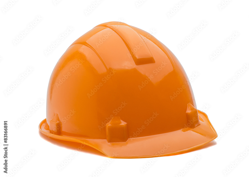 Helmet isolated over white Helmet isolated over white