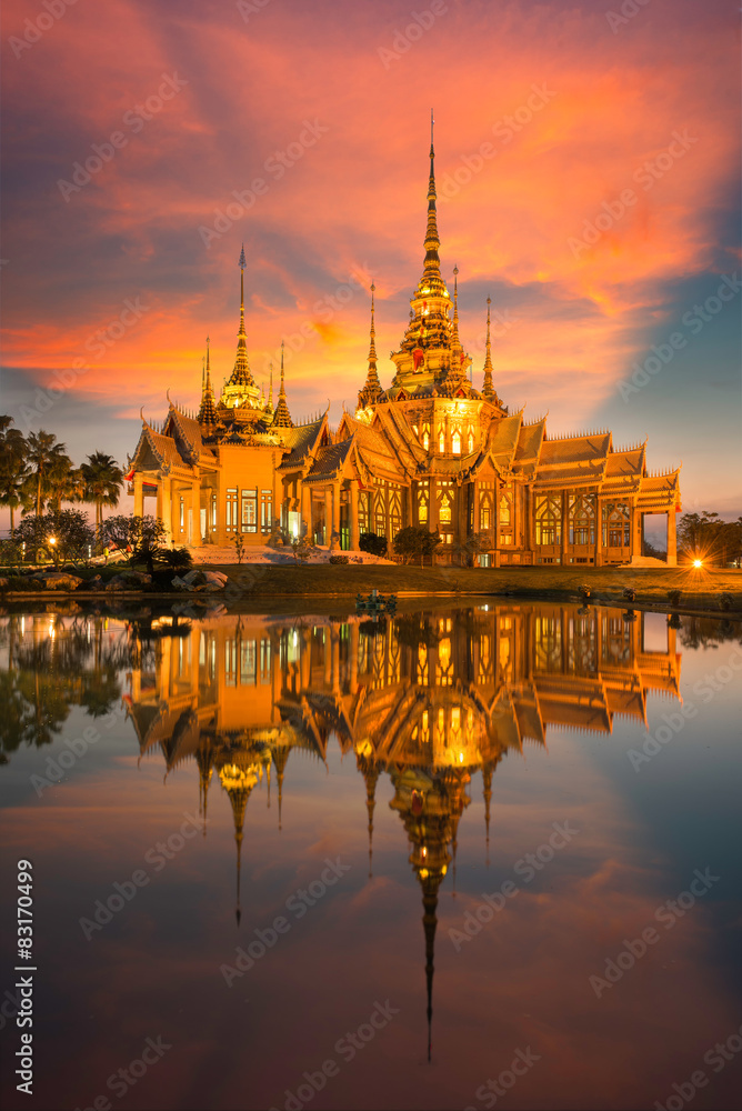 Wat none kum thai temple unseen