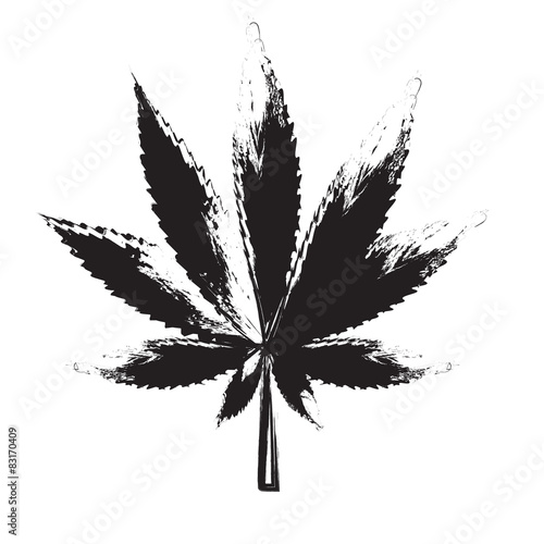 Abstract Cannabis Background Vector Illustration