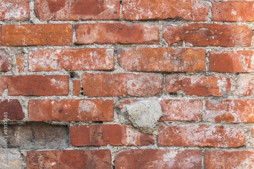 Obraz premium Red brick wall texture