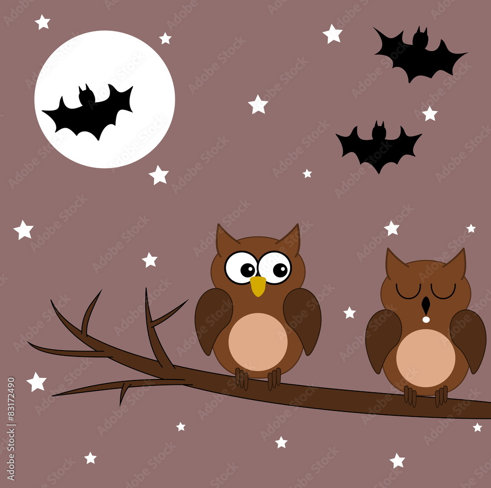 owl on a branch halloween night
owl on a branch halloween night
