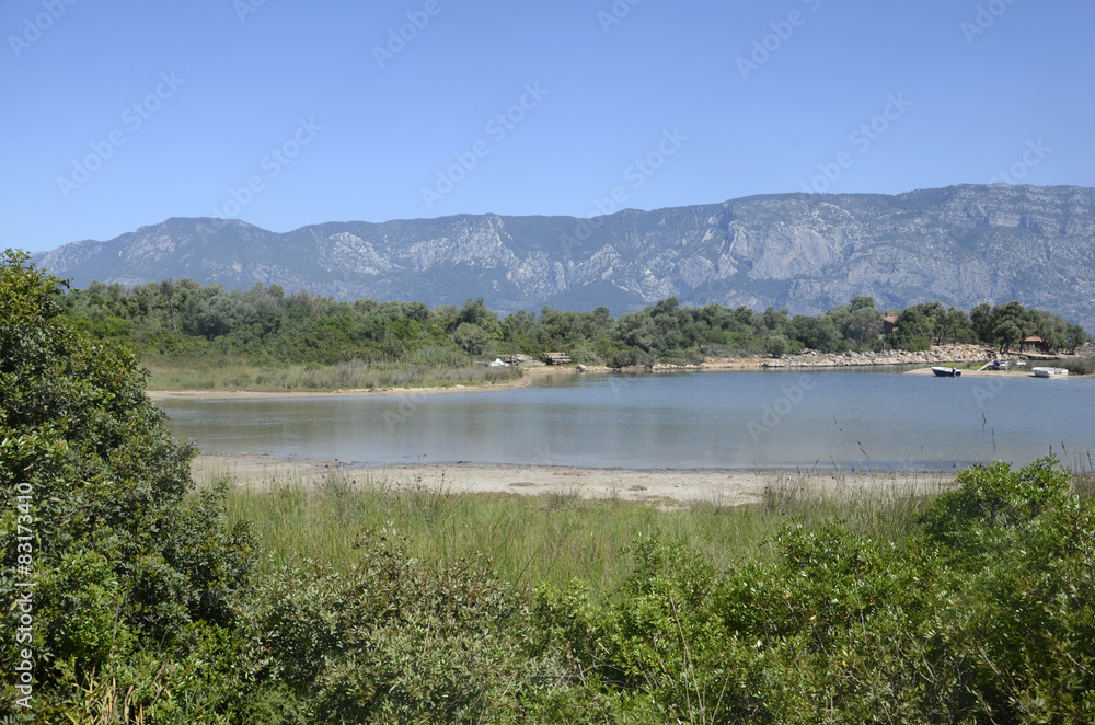 Fototapeta premium Sedir Adasi- Ile de Cléopâtre