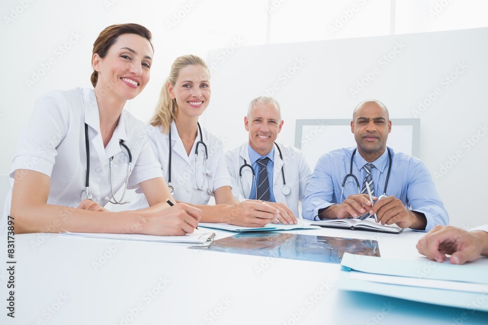 Team of doctors having a meeting Team of doctors having a meeting