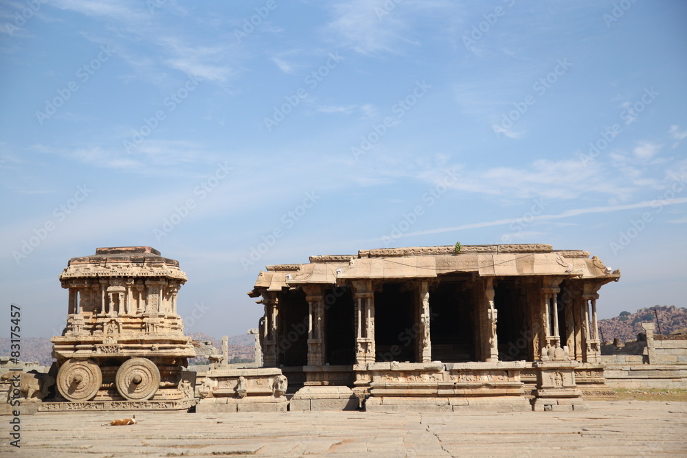Obraz premium Temple Hampi Karnataka India 