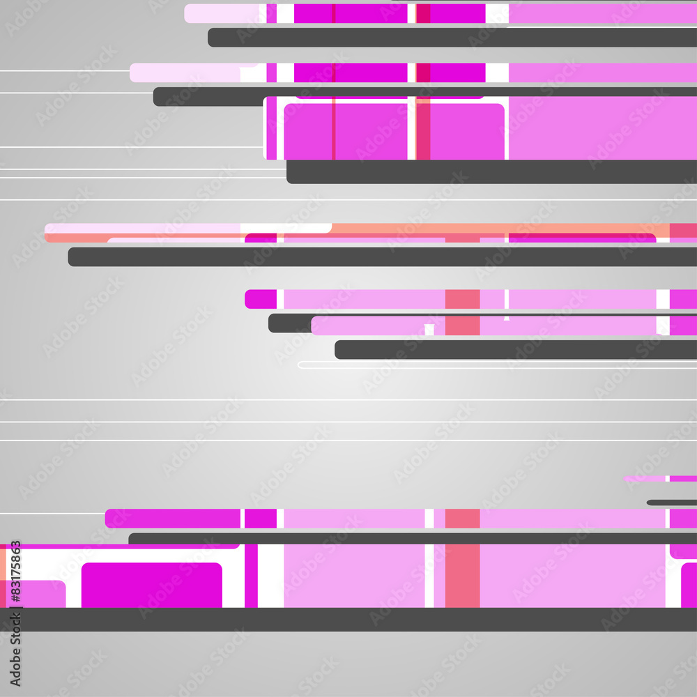 Fototapeta premium Abstract futuristic geometric shapes