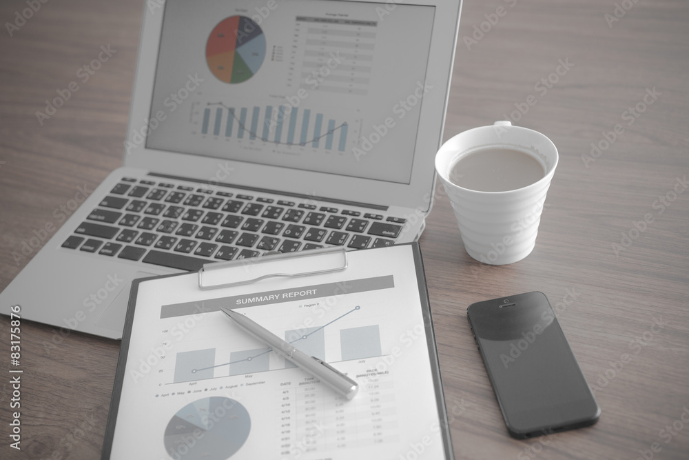 Showing business and financial report. Accounting Showing business and financial report. Accounting