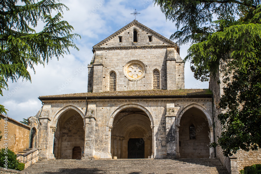 The abbey of Casamari, near Veroli, Italy