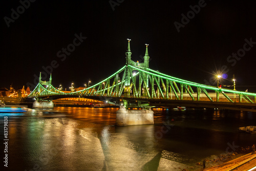 Liberty bridge in Budapest