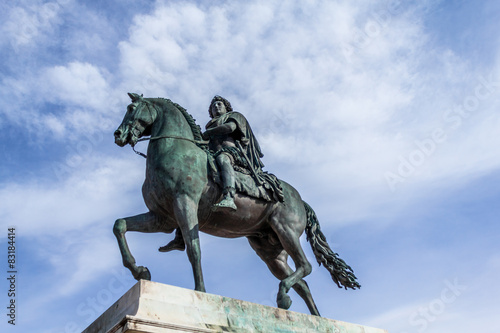 Statue de Louis XIV place Bellecour    Lyon