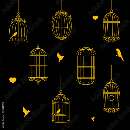 birds and birdcages  collection