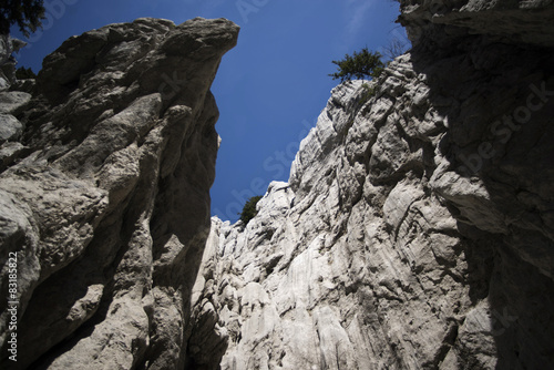 white rocks landscape