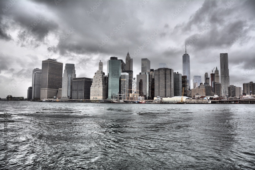 Image showcasing Manhattan Downtown Stock Photo | Adobe Stock