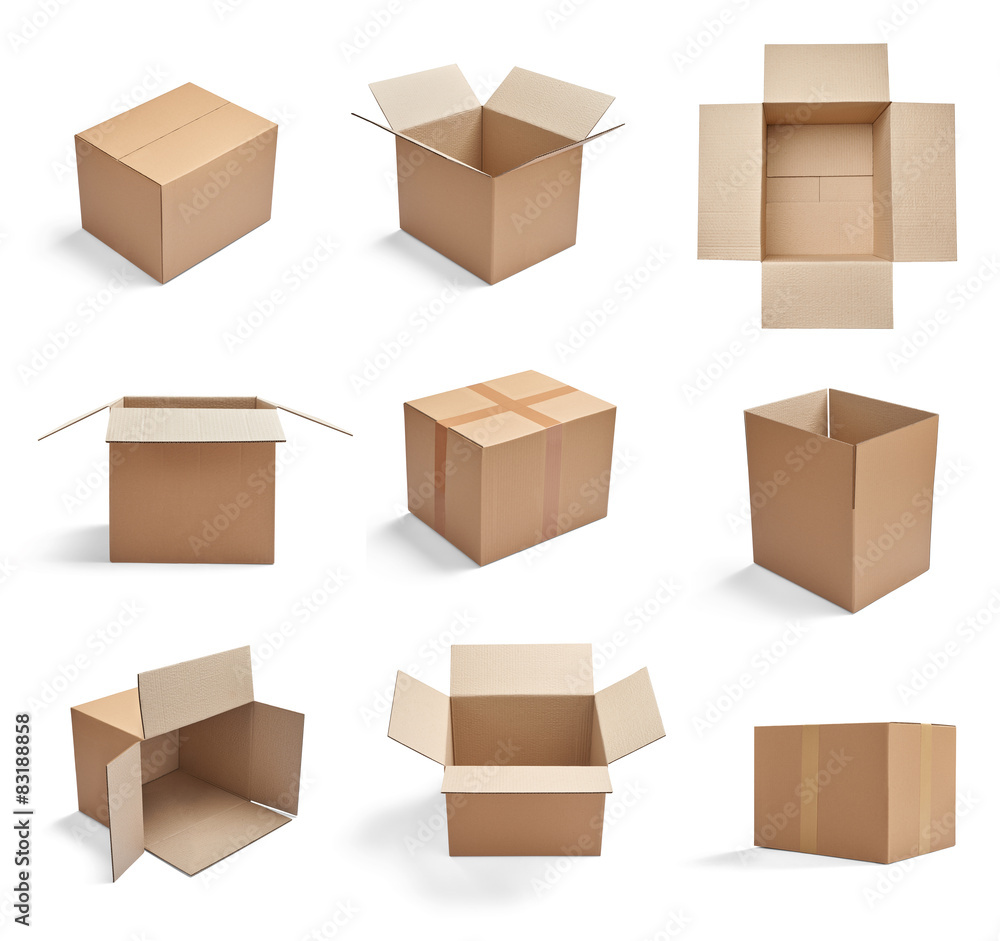 box package delivery cardboard carton box package delivery cardboard carton