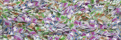 Millions of Euros - Euro Banknotes