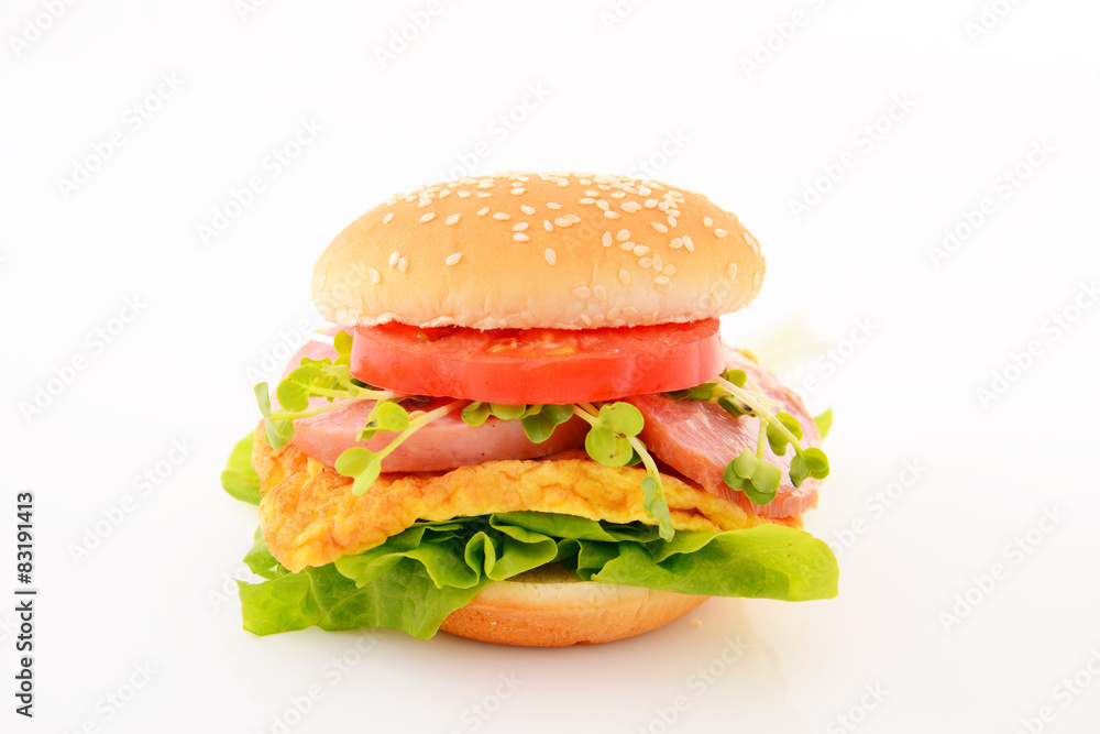 ハンバーガー ハンバーガー
