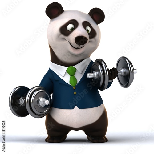 Fototapeta Naklejka Na Ścianę i Meble -  Fun panda