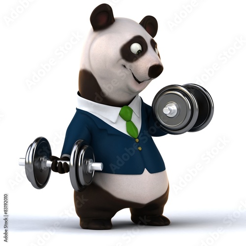 Fototapeta Naklejka Na Ścianę i Meble -  Fun panda