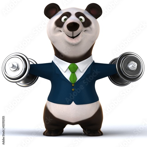 Fototapeta Naklejka Na Ścianę i Meble -  Fun panda