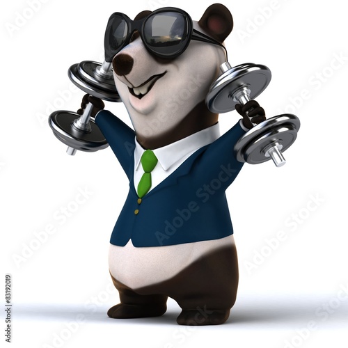 Fototapeta Naklejka Na Ścianę i Meble -  Fun panda