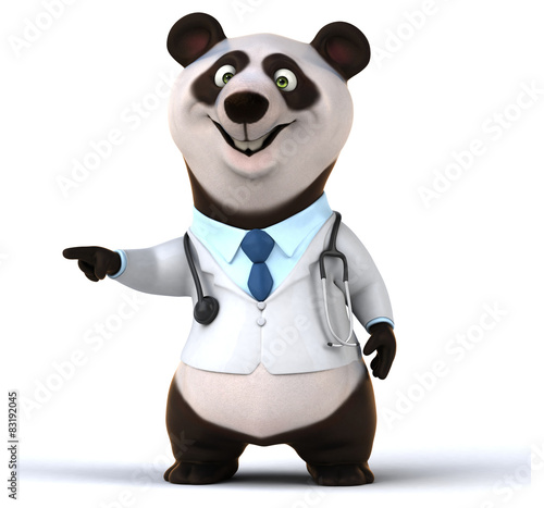 Fototapeta Naklejka Na Ścianę i Meble -  Fun panda